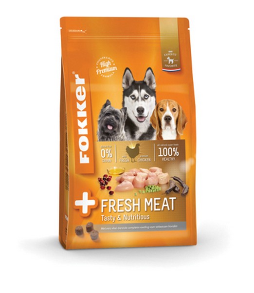 Fokker +Fresh Meat Dog 2,5 kg